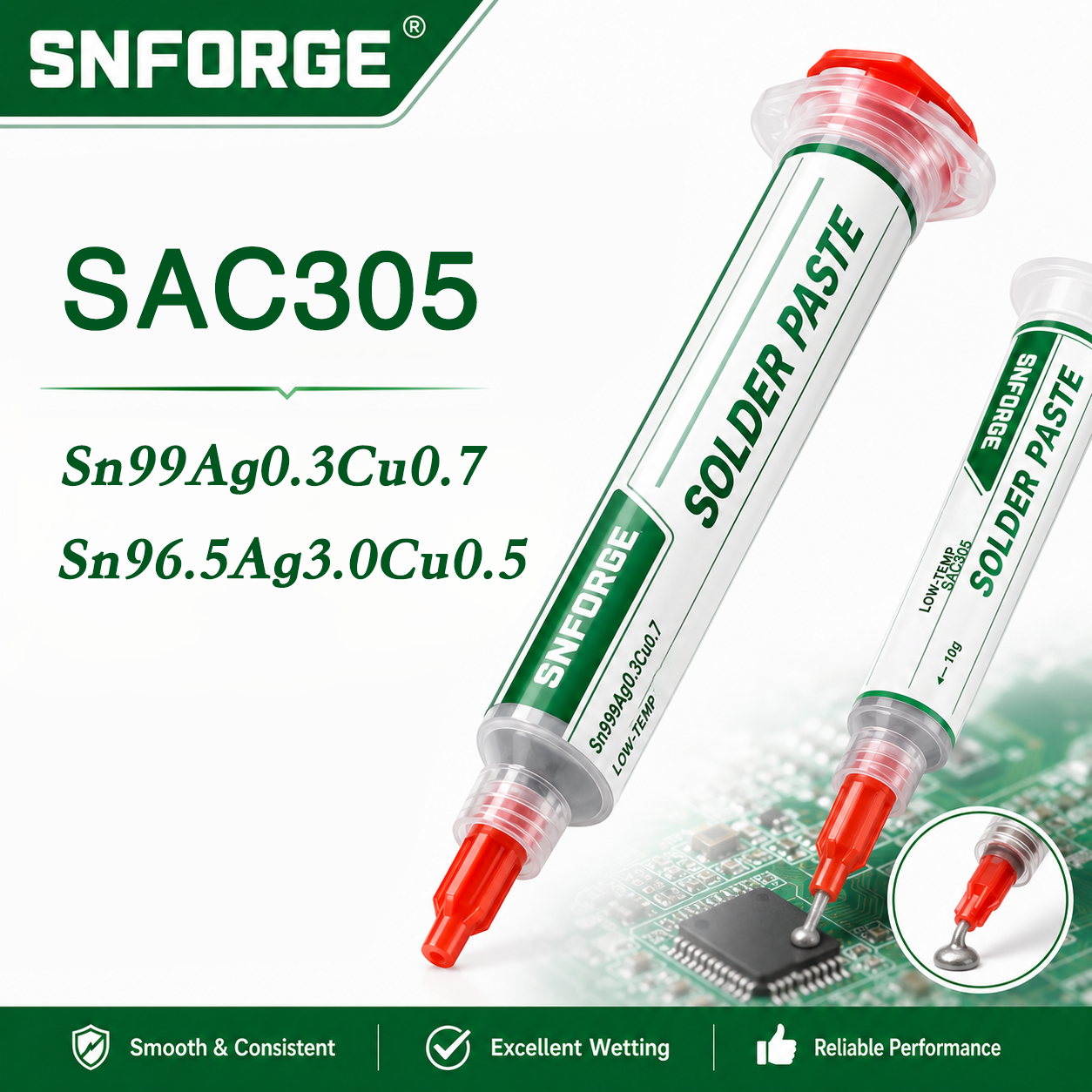 Electronics Repair Game - SAC305 Solder Paste Welding Tin Sn99Ag0.3Cu0.7