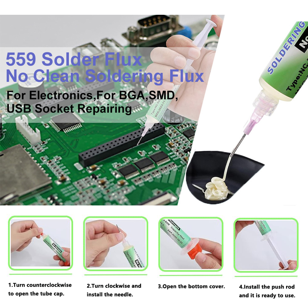 Solder Flux, 559 No Clean Sold – Soldering Flux Liquid Bewertung und Preis